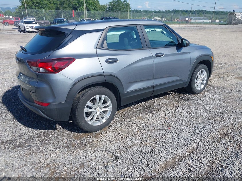 2021 Chevrolet Trailblazer VIN KL79MMS27MB165150 IAAI salvage auction — LEFT SIDE, Salvage (North Carolina), sold $3,100 on 2026-07-24 (photo 4)