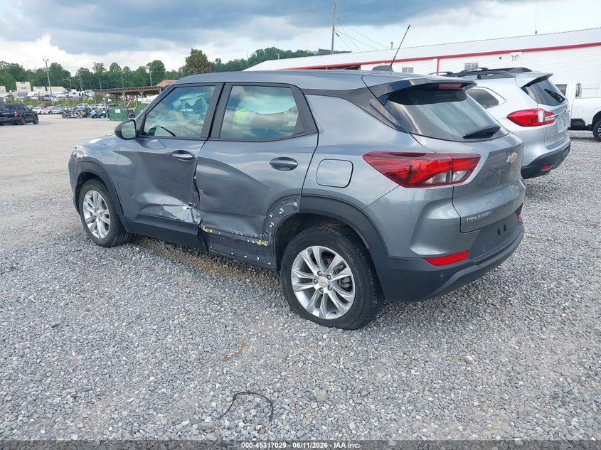 2021 Chevrolet Trailblazer VIN KL79MMS27MB165150 IAAI salvage auction — LEFT SIDE, Salvage (North Carolina), sold $3,100 on 2026-07-24 (photo 3)