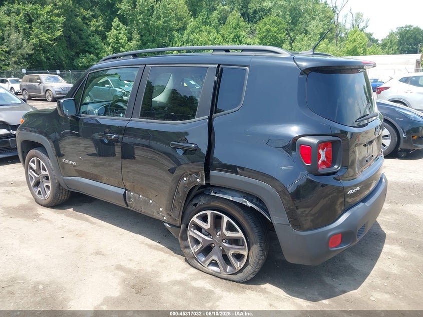 2017 Jeep Renegade VIN ZACCJBBB8HPE42020 IAAI salvage auction — LEFT REAR, Salvage - Greater Than 75% (Maryland), sold $1,800 on 2026-08-11 (photo 3)