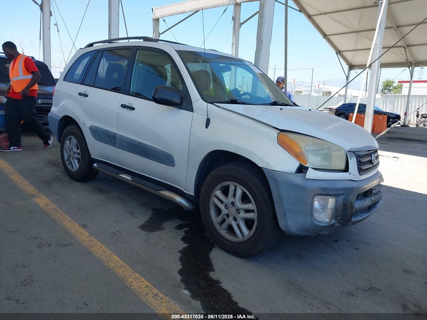2001 Toyota Rav 4 VIN JTEGH20VX10018601 IAAI salvage auction — REAR END, Salvage (California), sold $525 on 2026-07-08 (photo 1)