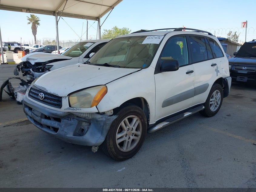 2001 Toyota Rav 4 VIN JTEGH20VX10018601 IAAI salvage auction — REAR END, Salvage (California), sold $525 on 2026-07-08 (photo 2)