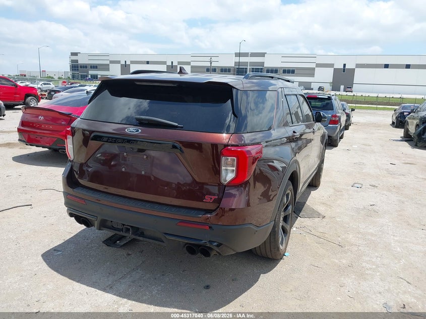 2020 Ford Explorer VIN 1FM5K8GC1LGC09270 IAAI salvage auction — SIDE, Original (Texas), sold $7,600 on 2026-07-28 (photo 4)