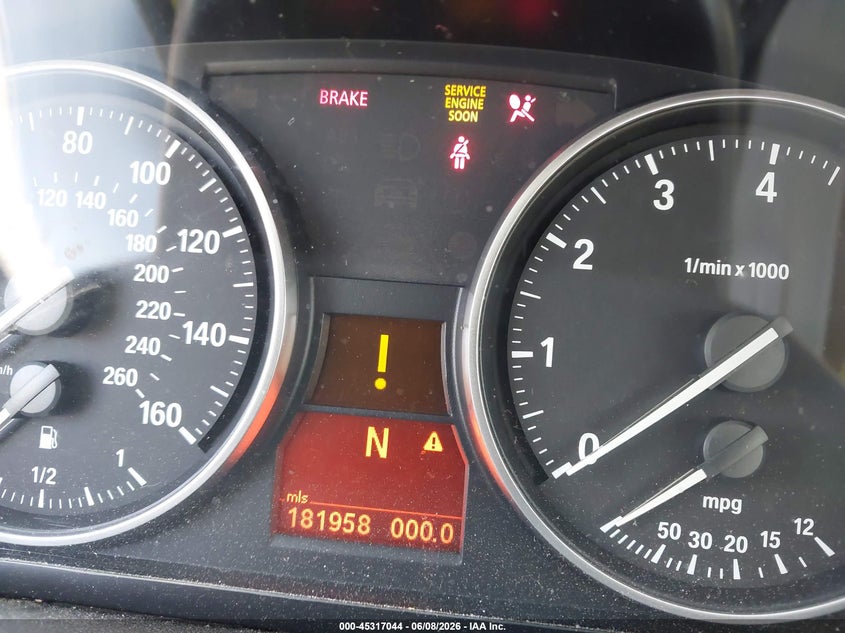 2010 BMW 3er VIN WBAPH7G5XANM48815 IAAI salvage auction — NORMAL WEAR, Clear-Dealer Only (North Carolina), sold $475 on 2026-07-20 (photo 7)