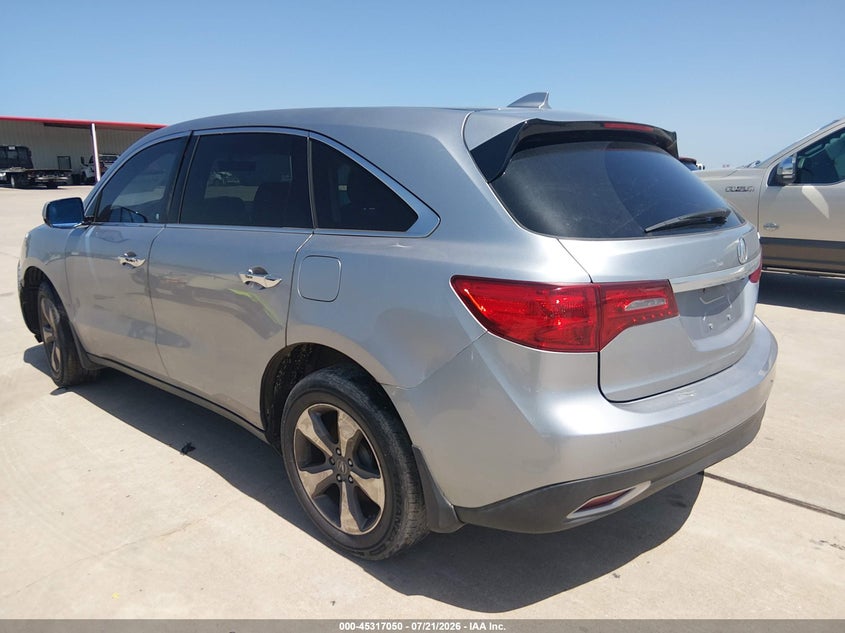 2016 Acura Mdx VIN 5FRYD3H23GB019442 IAAI salvage auction — Unknown, Salvage Title, sold $2,200 on 2026-09-12 (photo 3)
