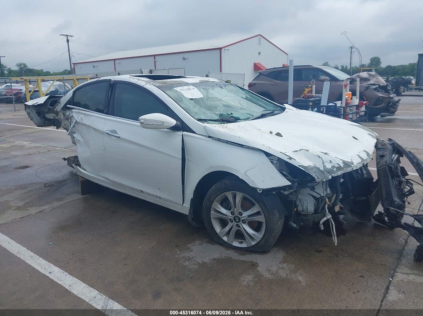 2011 Hyundai Sonata VIN 5NPEC4AC0BH083089 IAAI salvage auction — ROLLOVER, Clear (Indiana), sold $100 on 2026-07-10 (photo 1)