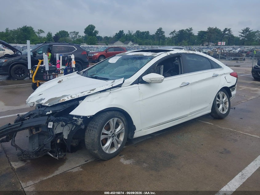 2011 Hyundai Sonata VIN 5NPEC4AC0BH083089 IAAI salvage auction — ROLLOVER, Clear (Indiana), sold $100 on 2026-07-10 (photo 2)