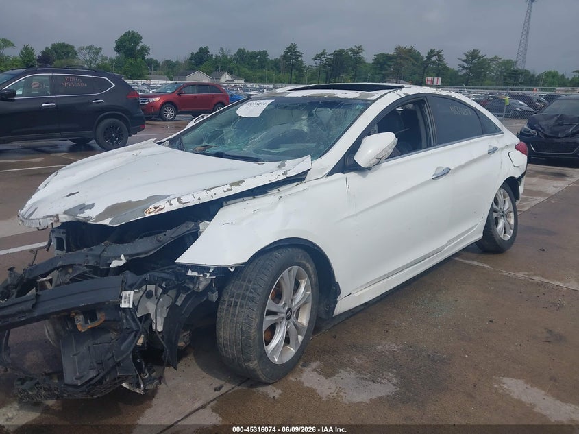 2011 Hyundai Sonata VIN 5NPEC4AC0BH083089 IAAI salvage auction — ROLLOVER, Clear (Indiana), sold $100 on 2026-07-10 (photo 6)