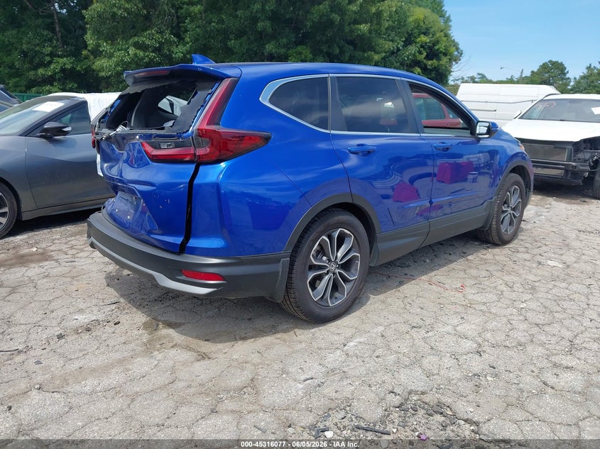 2022 Honda Cr-v VIN 7FARW1H53NE011034 IAAI salvage auction — REAR END, Salvage (Georgia), sold $7,700 on 2026-07-15 (photo 4)