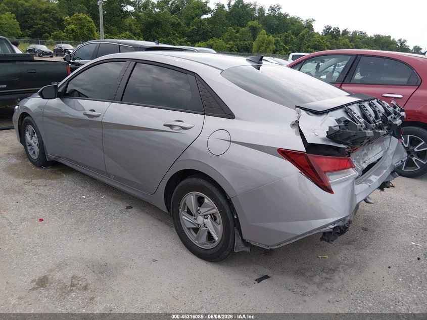 2025 Hyundai Elantra VIN KMHLL4DG1SU074246 IAAI salvage auction — REAR END, Salvage (Louisiana), sold $5,100 on 2026-07-28 (photo 3)