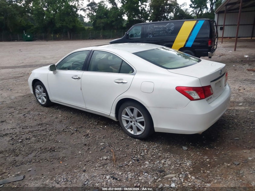 2008 Lexus ES VIN JTHBJ46G282237511 IAAI salvage auction — NORMAL WEAR, Clear (Georgia), sold $925 on 2026-07-10 (photo 3)
