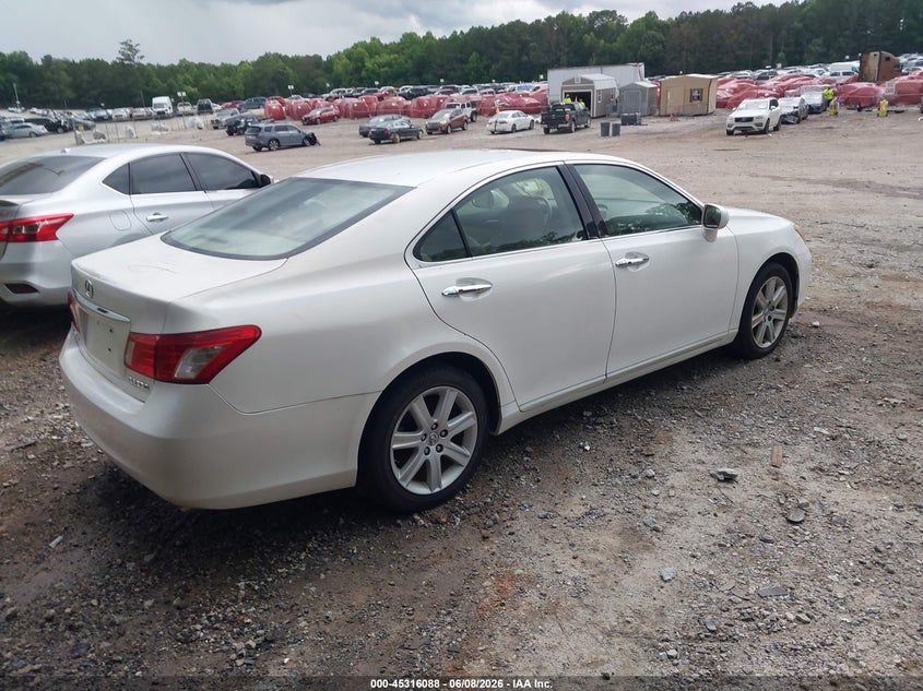 2008 Lexus ES VIN JTHBJ46G282237511 IAAI salvage auction — NORMAL WEAR, Clear (Georgia), sold $925 on 2026-07-10 (photo 4)