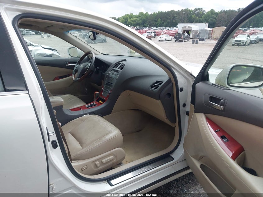 2008 Lexus ES VIN JTHBJ46G282237511 IAAI salvage auction — NORMAL WEAR, Clear (Georgia), sold $925 on 2026-07-10 (photo 5)