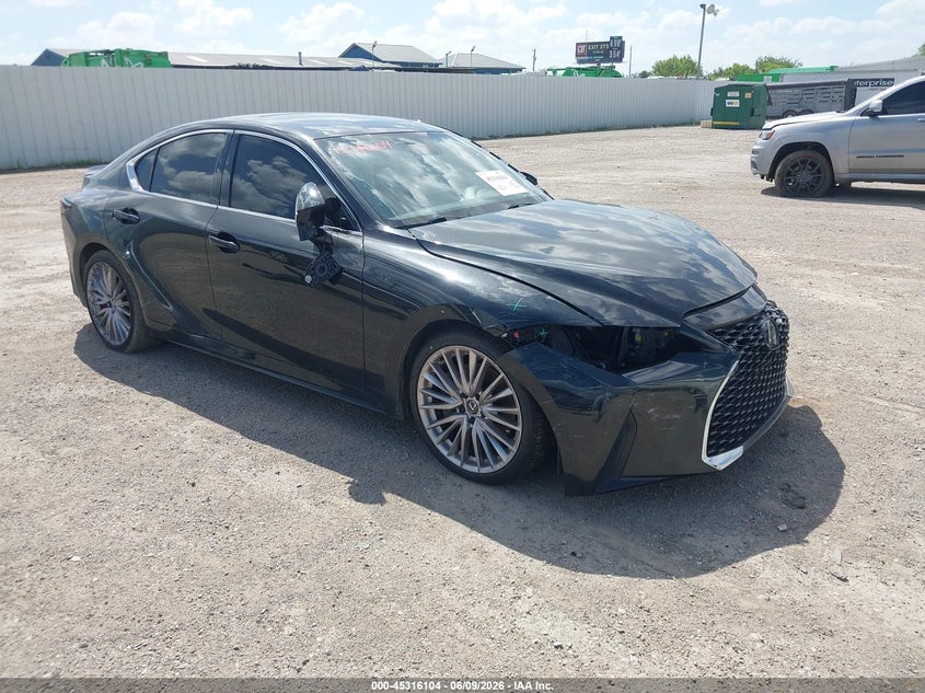 2024 Lexus Is VIN JTHDA1D25R5129155 — IAAI salvage auction photo