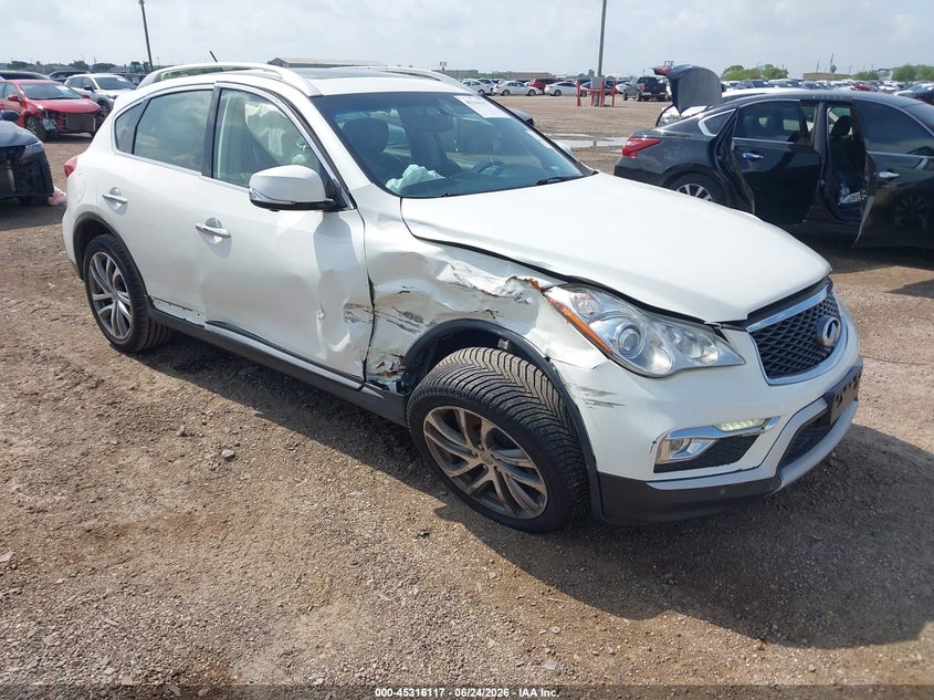2017 Infiniti Qx50 VIN JN1BJ0RR9HM400539 IAAI salvage auction — RIGHT SIDE, Salvage Title, sold $1,050 on 2026-09-08 (photo 1)
