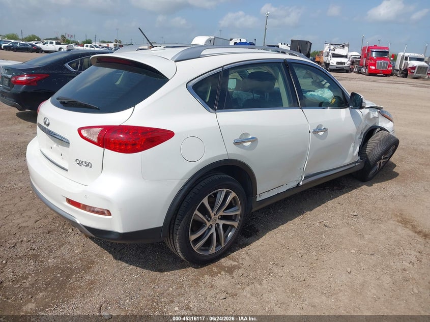 2017 Infiniti Qx50 VIN JN1BJ0RR9HM400539 IAAI salvage auction — RIGHT SIDE, Salvage Title, sold $1,050 on 2026-09-08 (photo 4)