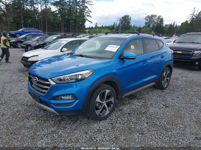 2017 Hyundai Tucson VIN KM8J3CA27HU335740 IAAI salvage auction — RIGHT FRONT, Salvage Title, sold $2,350 on 2026-07-22 (photo 2)