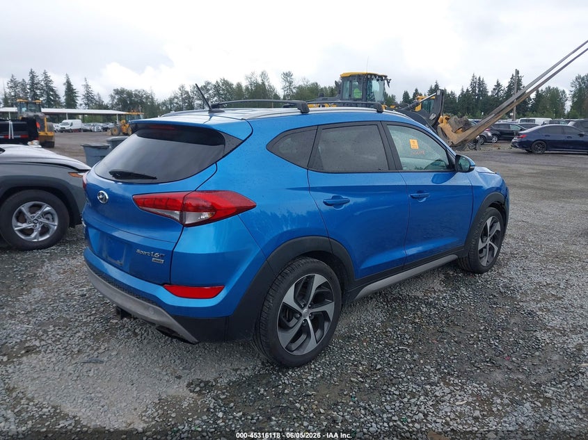 2017 Hyundai Tucson VIN KM8J3CA27HU335740 IAAI salvage auction — RIGHT FRONT, Salvage Title, sold $2,350 on 2026-07-22 (photo 4)