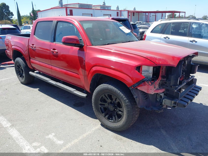 2019 Toyota Tacoma VIN 5TFAX5GN1KX140857 IAAI salvage auction — FRONT END, Salvage (California), sold $11,100 on 2026-07-09 (photo 1)