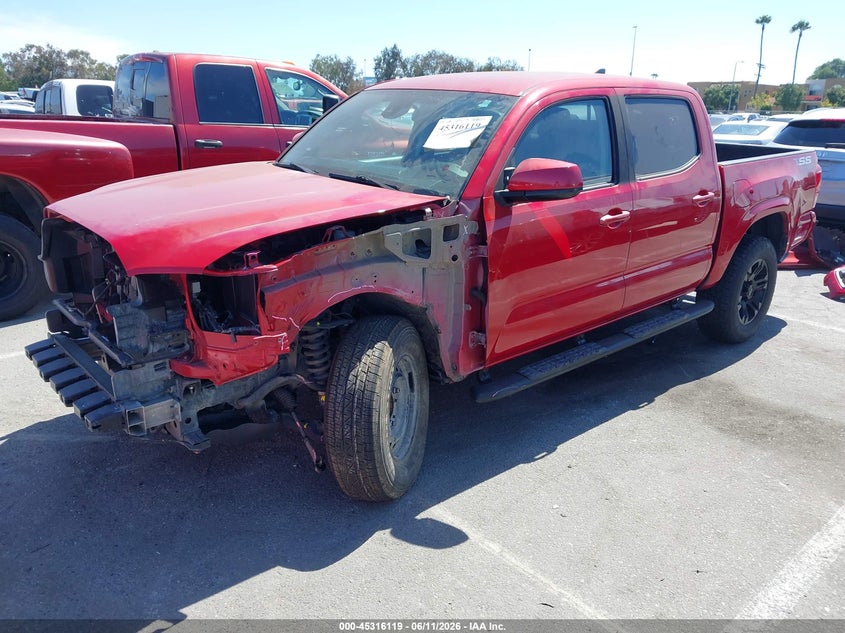 2019 Toyota Tacoma VIN 5TFAX5GN1KX140857 IAAI salvage auction — FRONT END, Salvage (California), sold $11,100 on 2026-07-09 (photo 2)