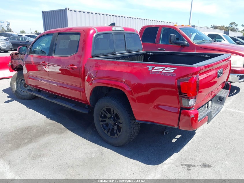 2019 Toyota Tacoma VIN 5TFAX5GN1KX140857 IAAI salvage auction — FRONT END, Salvage (California), sold $11,100 on 2026-07-09 (photo 3)