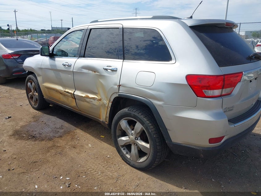 2013 Jeep Grand cherokee VIN 1C4RJFBG2DC582141 IAAI salvage auction — LEFT SIDE, Salvage (Ohio), sold $950 on 2026-08-01 (photo 3)