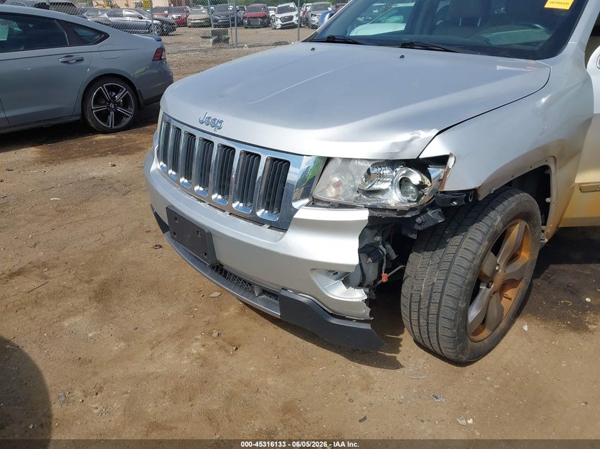 2013 Jeep Grand cherokee VIN 1C4RJFBG2DC582141 IAAI salvage auction — LEFT SIDE, Salvage (Ohio), sold $950 on 2026-08-01 (photo 6)