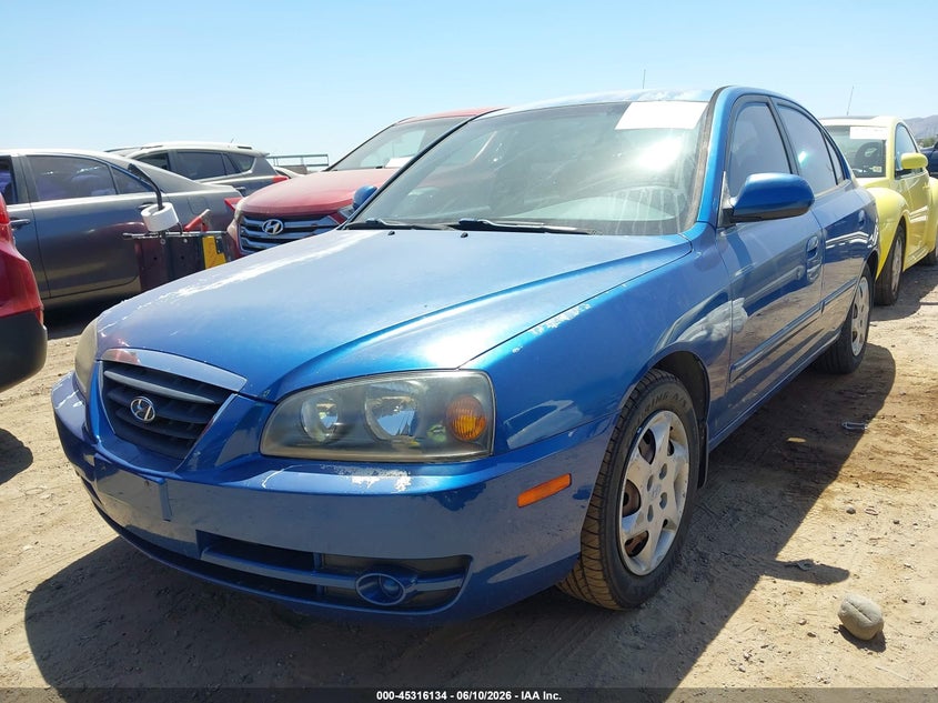 2006 Hyundai Elantra VIN KMHDN46D86U233111 IAAI salvage auction — NORMAL WEAR, Clear-Dealer Only (Arizona), sold $400 on 2026-07-28 (photo 2)