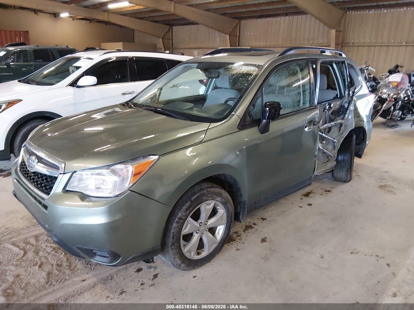 2014 Subaru Forester VIN JF2SJAEC2EH545903 IAAI salvage auction — SIDE, Salvage Title, sold $600 on 2026-07-20 (photo 2)