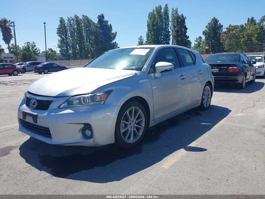 2012 Lexus Ct VIN JTHKD5BH9C2120478 IAAI salvage auction — NORMAL WEAR, Clear - Dealer Only (California), sold $5,350 on 2026-07-06 (photo 2)