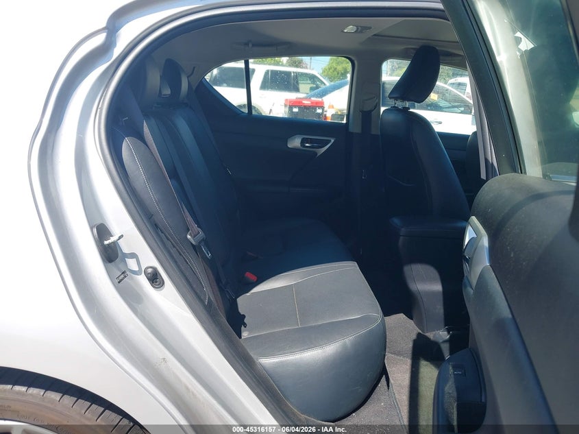 2012 Lexus Ct VIN JTHKD5BH9C2120478 IAAI salvage auction — NORMAL WEAR, Clear - Dealer Only (California), sold $5,350 on 2026-07-06 (photo 8)