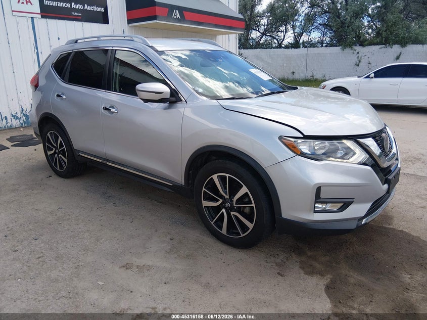 2019 Nissan Rogue VIN 5N1AT2MTXKC742544 IAAI salvage auction — LEFT SIDE, Salvage (Montana), sold $2,250 on 2026-08-01 (photo 1)