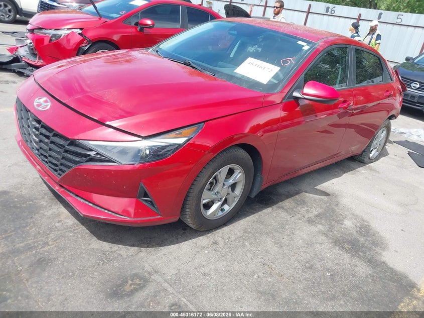 2022 Hyundai Elantra VIN KMHLL4AG3NU308685 IAAI salvage auction — REAR END, Salvage Title, sold $1,000 on 2026-07-30 (photo 2)