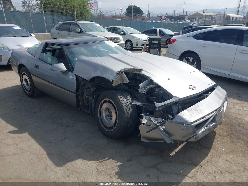 1985 Chevrolet Corvette VIN 1G1YY0783F5113968 IAAI salvage auction — RIGHT FRONT, Salvage (California), sold $125 on 2026-09-23 (photo 1)