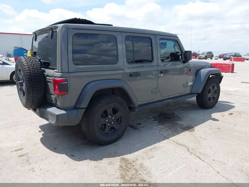 2020 Jeep Wrangler / VIN 1C4HJXDG4LW293452 IAAI salvage auction — FRONT END, Salvage Title, sold $8,300 on 2026-07-09 (photo 4)