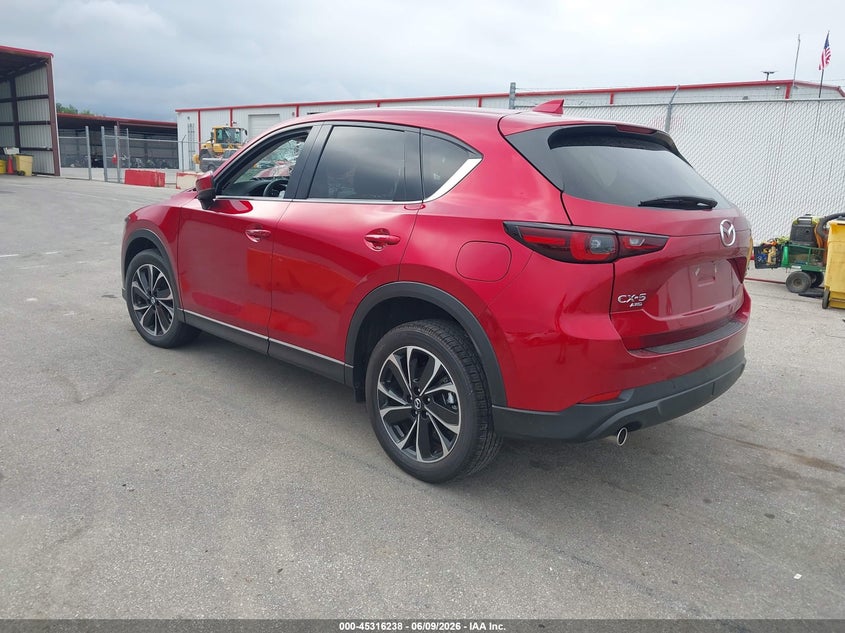 2022 Mazda Cx-5 VIN JM3KFBEM7N0627808 IAAI salvage auction — RIGHT SIDE, Salvage Title, sold $4,300 on 2026-07-23 (photo 3)