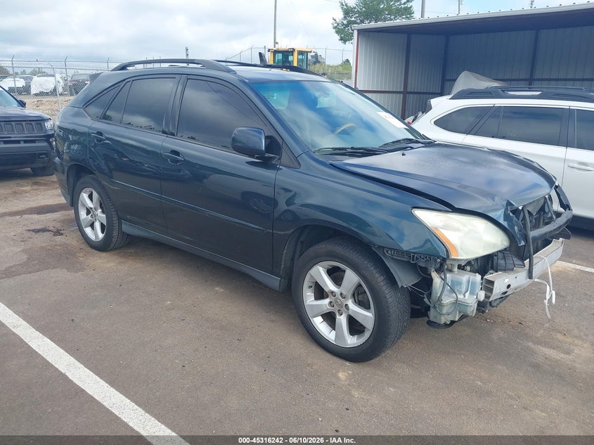 2004 Lexus Rx VIN JTJGA31U940009961 IAAI salvage auction — FRONT END, Salvage (Mississippi), sold $800 on 2026-07-30 (photo 1)