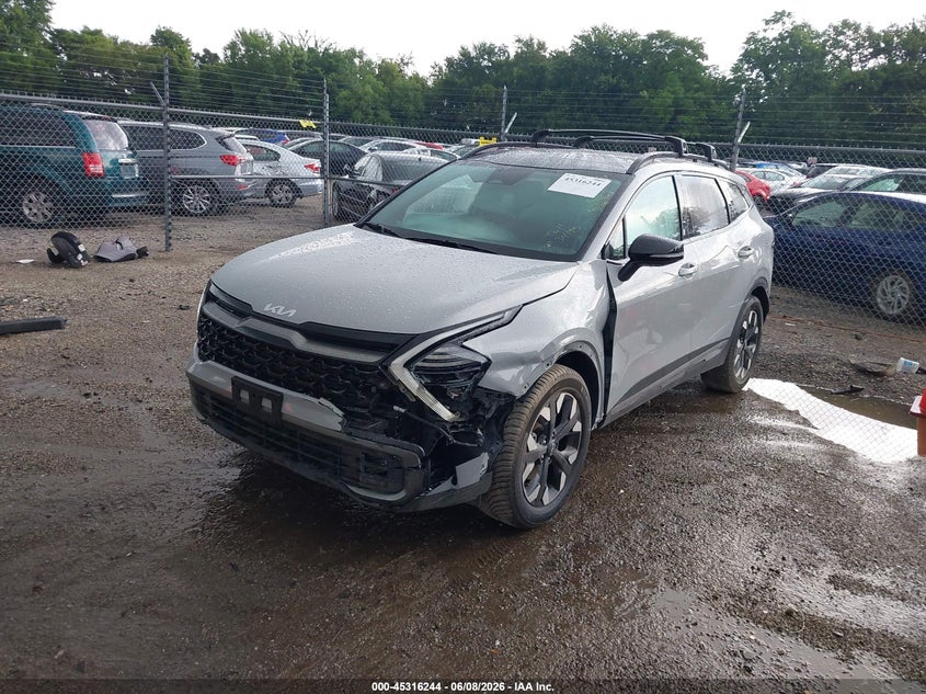 2024 Kia Sportage VIN 5XYK6CDF5RG150622 IAAI salvage auction — REAR END, Salvage Title, sold $8,400 on 2026-07-28 (photo 2)
