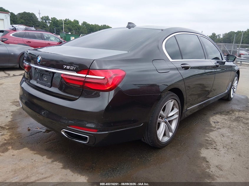 2016 BMW 7er VIN WBA7F2C54GG417989 IAAI salvage auction — FRONT END, Salvage Title, sold $5,850 on 2026-08-10 (photo 4)