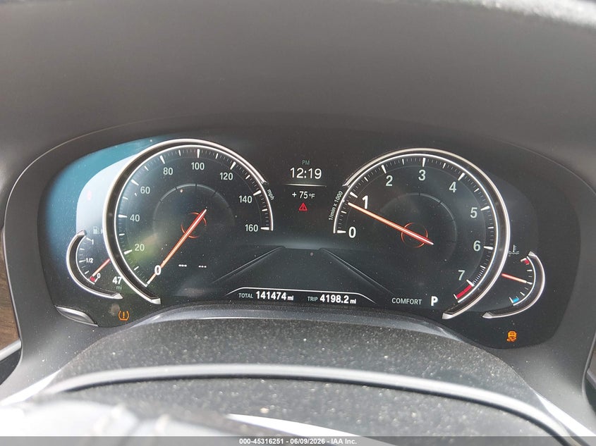 2016 BMW 7er VIN WBA7F2C54GG417989 IAAI salvage auction — FRONT END, Salvage Title, sold $5,850 on 2026-08-10 (photo 7)