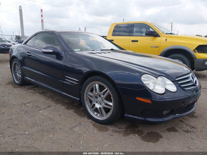 2003 Mercedes-benz Sl-klasse VIN WDBSK75F73F022991 IAAI salvage auction — FRONT END, Clear (Indiana), sold $3,250 on 2026-07-29 (photo 6)