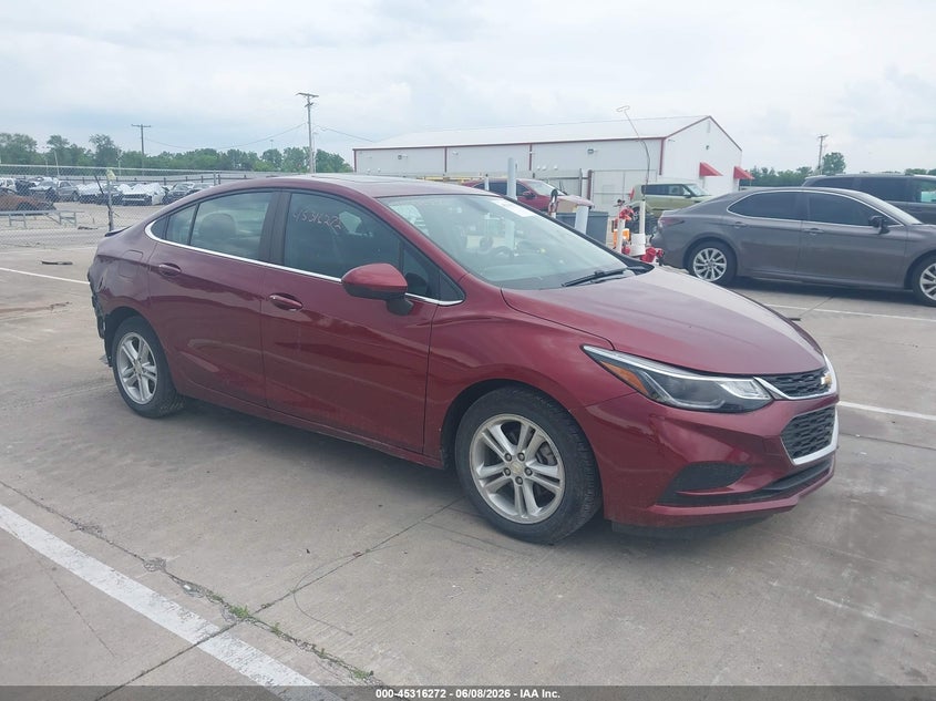 2016 Chevrolet Cruze VIN 1G1BE5SM1G7238215 IAAI salvage auction — REAR END, Salvage Title, sold $2,000 on 2026-07-10 (photo 1)