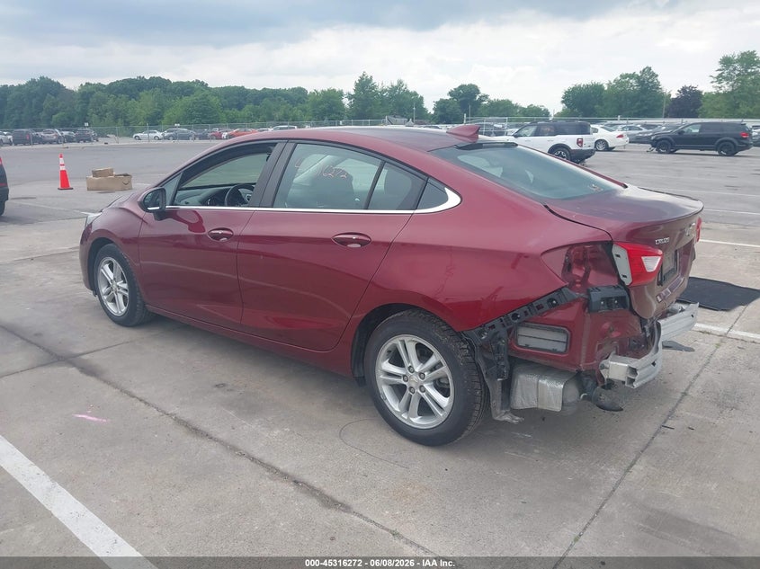 2016 Chevrolet Cruze VIN 1G1BE5SM1G7238215 IAAI salvage auction — REAR END, Salvage Title, sold $2,000 on 2026-07-10 (photo 3)