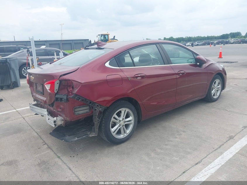 2016 Chevrolet Cruze VIN 1G1BE5SM1G7238215 IAAI salvage auction — REAR END, Salvage Title, sold $2,000 on 2026-07-10 (photo 4)