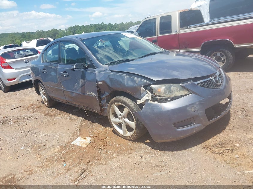 2008 Mazda 3 VIN JM1BK12F181782728 IAAI salvage auction — RIGHT SIDE, Salvage (Alabama), sold $250 on 2026-07-08 (photo 1)