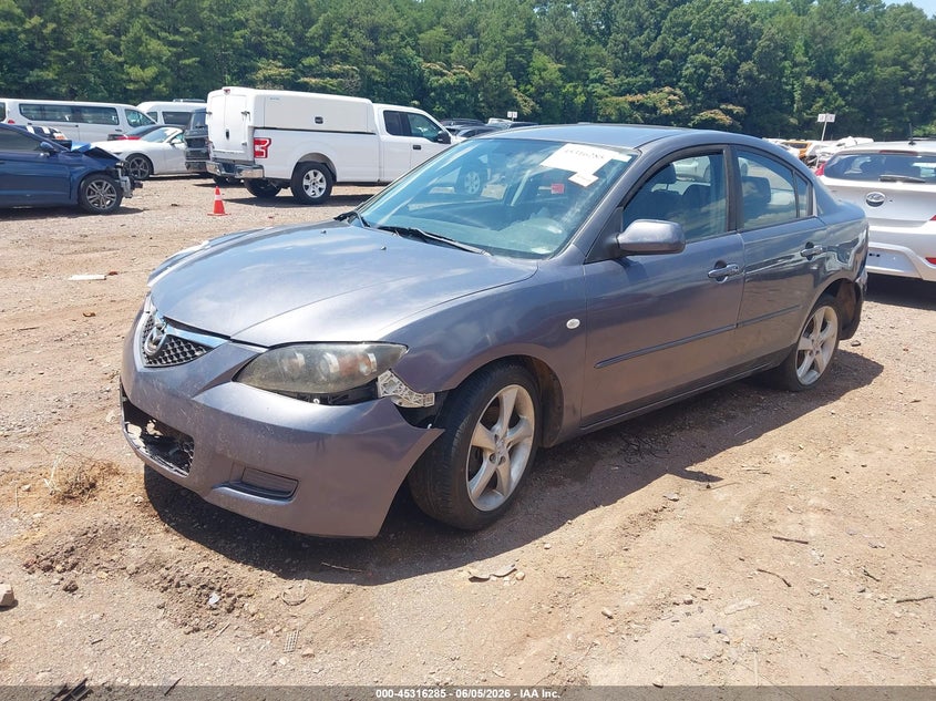 2008 Mazda 3 VIN JM1BK12F181782728 IAAI salvage auction — RIGHT SIDE, Salvage (Alabama), sold $250 on 2026-07-08 (photo 2)