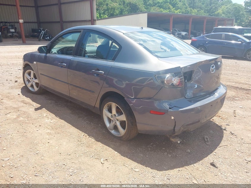 2008 Mazda 3 VIN JM1BK12F181782728 IAAI salvage auction — RIGHT SIDE, Salvage (Alabama), sold $250 on 2026-07-08 (photo 3)