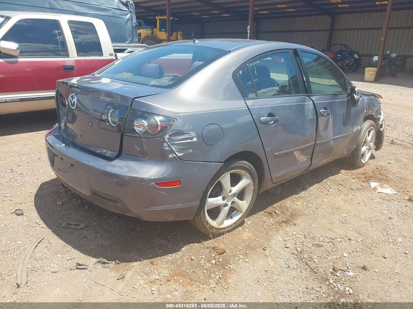 2008 Mazda 3 VIN JM1BK12F181782728 IAAI salvage auction — RIGHT SIDE, Salvage (Alabama), sold $250 on 2026-07-08 (photo 4)