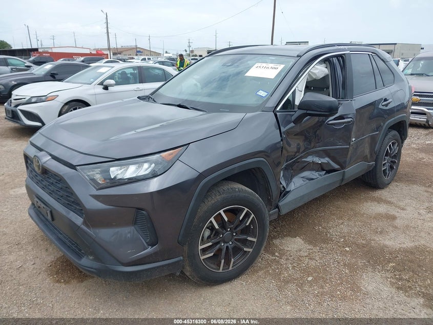 2019 Toyota Rav 4 VIN JTMH1RFV7KJ003837 IAAI salvage auction — LEFT SIDE, Salvage Title, sold $6,300 on 2026-07-29 (photo 2)