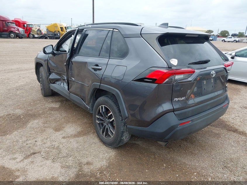2019 Toyota Rav 4 VIN JTMH1RFV7KJ003837 IAAI salvage auction — LEFT SIDE, Salvage Title, sold $6,300 on 2026-07-29 (photo 3)