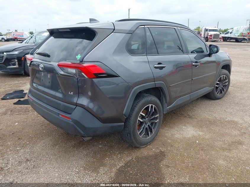 2019 Toyota Rav 4 VIN JTMH1RFV7KJ003837 IAAI salvage auction — LEFT SIDE, Salvage Title, sold $6,300 on 2026-07-29 (photo 4)